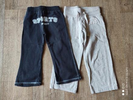 Tepláky dívčí 2x v.104, next,104