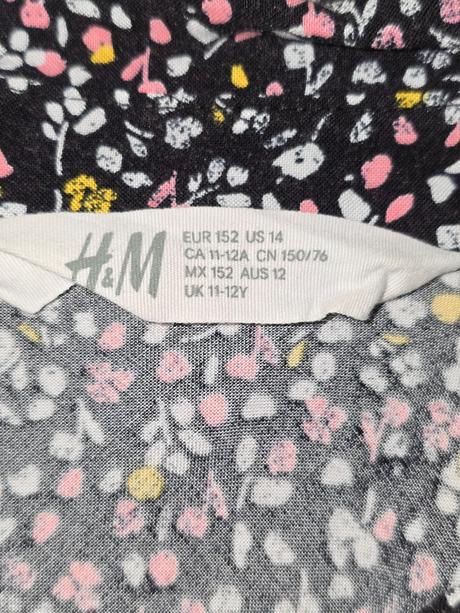 Košilové šaty, h&m,152