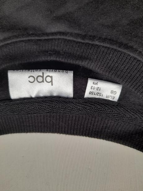 Mikina, triko černá se třpytem bpc, 140