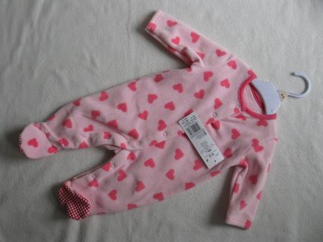 Fleesový overal se srdíčky, f&f,62