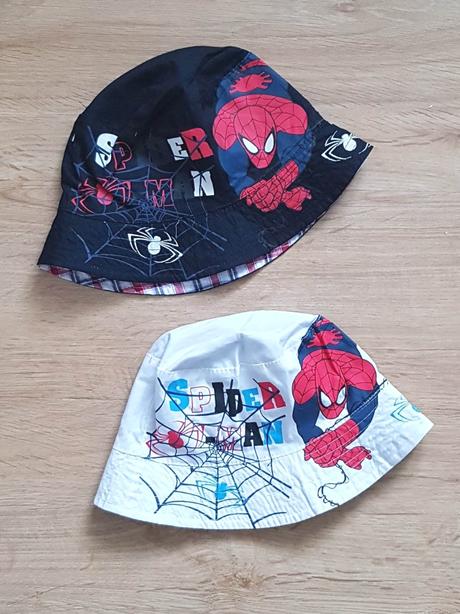 Oboustranný klobouček spiderman, 98 - 140