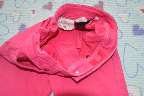 Elastické džíny rifle s regulací v pase, h&m,134