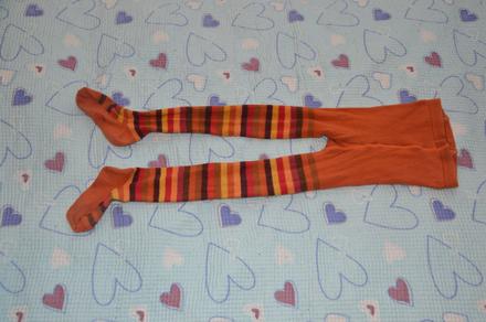 Teplé punčošky punčocháče punčochy pruhované, ergee,98