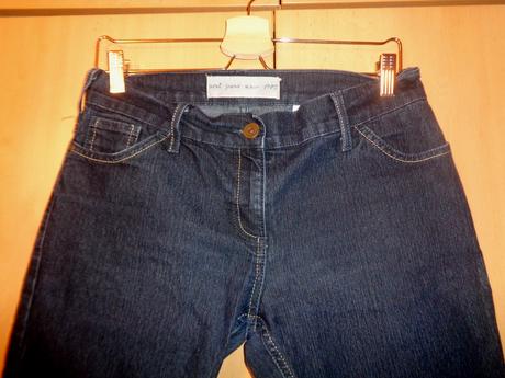 Elastické 3/4 džínové kalhoty, next,40