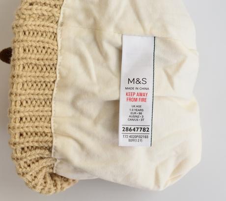 Čepice vel. 1 - 3 roky, marks & spencer,86