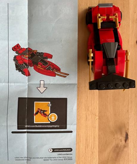 Lego ninjago combo charger 30536, 