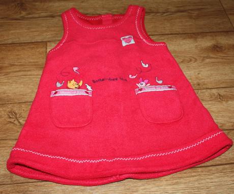 Fleecové šaty disney, 74