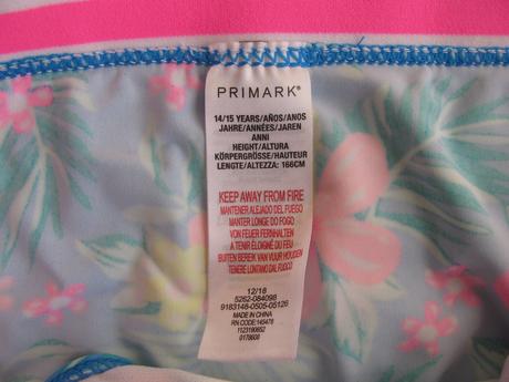 Dívčí plavky - spodní díl, primark,170