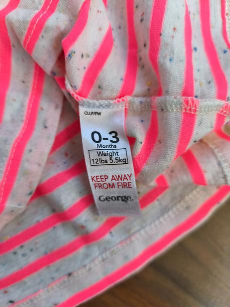 4krát letní šatičky lindex f&f george 0-3m, lindex,56