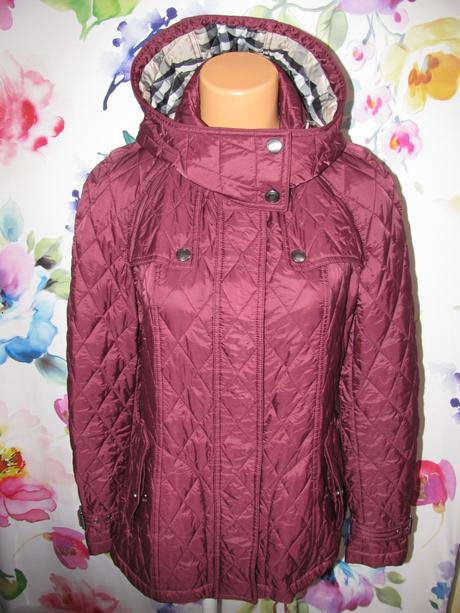 Dámská přechodná prošívaná bunda s kapucí burberry, burberry,l