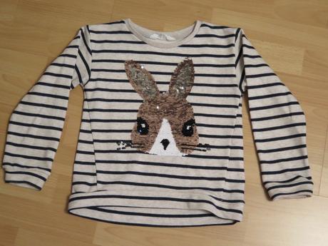 Mikina s králíčkem, h&m,122
