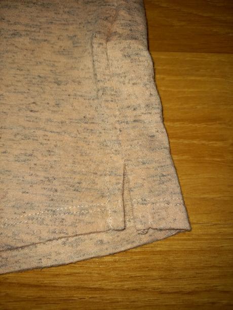 Tenké triko s roll-up rukávmi 134/140, c&a,134