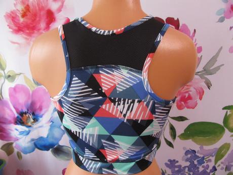 Sportovní barevná elastická podprsenka, xs