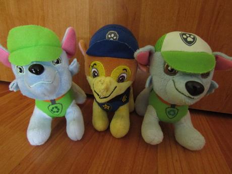 Plyšové hračky- tlapková patrola, 