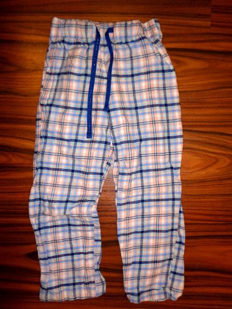 Flanelové pyžamové kalhoty 98/104, lupilu,98