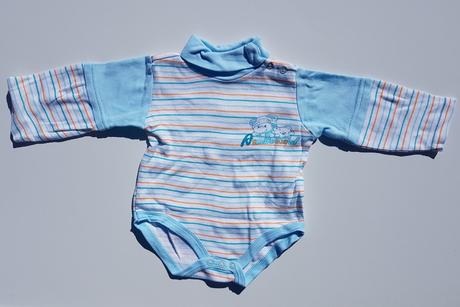 C129	chlapecký body rolák s dlouhým rukávem vel.80, 80