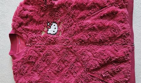 Dívčí teplá mikina, mikinka hello kitty, 128/134, disney,128