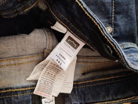 Džíny skinny zn. 883 police vel.134, 134