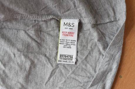 Tričko vel. 10 - 11 let, marks & spencer,146