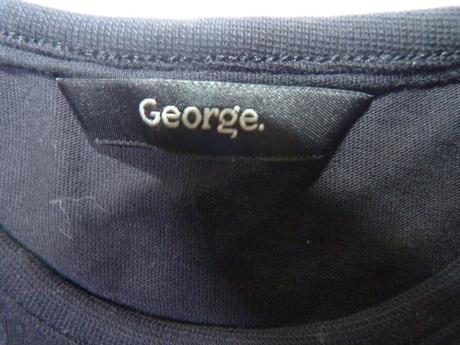 Černé tričko vel. 128, george,128
