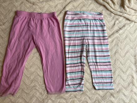 3/4 legíny růžové s pruhy 134/140, yigga,134