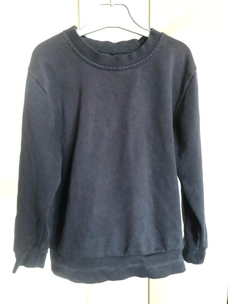 Modrá obyčejná mikina, 116