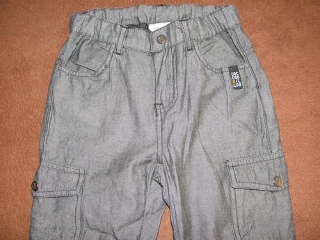 Lehké plátěné kalhoty zn. coccodrillo vel.104/110, coccodrillo,104