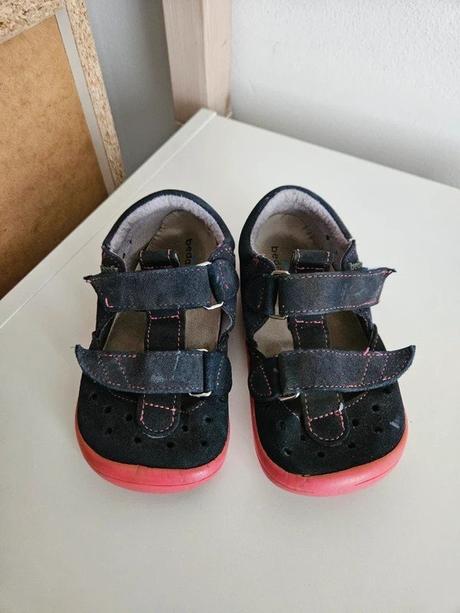 Kožené barefoot sandály, vel. 27, beda,27