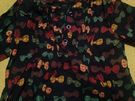 Dívčí halenka mašličky vel. 86 - 92, nutmeg,86