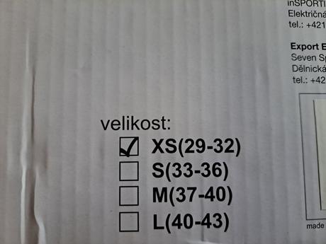 Zimní nastavitelné brusle 29- 32, 30