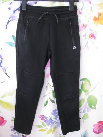 Chlapecké černé tepláky s hřejivou podšívkou, gap,140