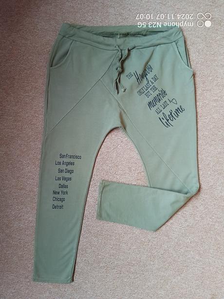 Harémky - nasrávačky khaki,