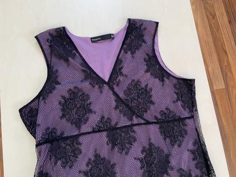 Top s třásněmi a krajkou, vel xl, kappahl, kappahl,xl