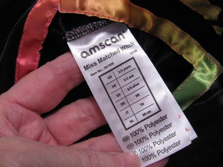 Karnevalový barevný dívčí kostým, šaty halloween, 