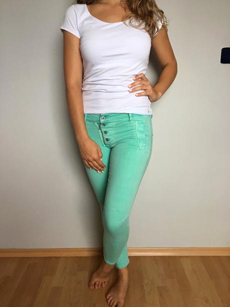 Strečové skinny kalhoty, vel. xs - s, s / xs