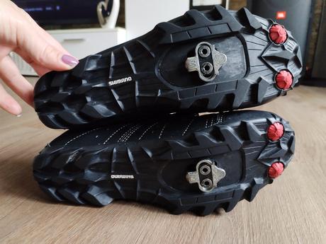 Cyklistické tretry shimano s kufry vel 40, shimano,40