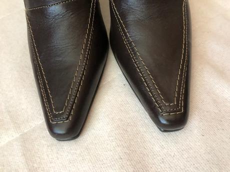 Hnede kotnickove boty spicate 37, 37