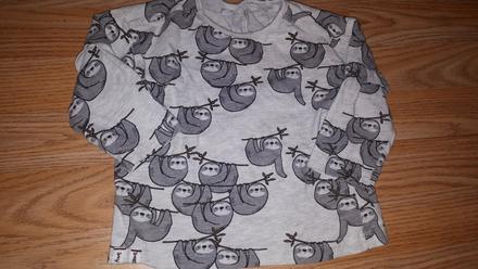 Tričko s lenochodem 86 next, next,86