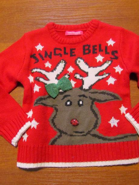 Vánoční svetr s rolničkami vel 92-98, 98