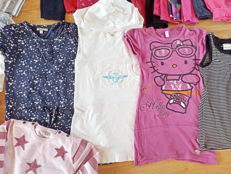 Balík mix oblečení na holku od vel.104-122, 104–116