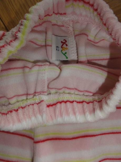 Růžová mikina s kalhotama  s medvídkem, k&y,62