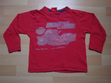 Triko blesk mcqueen - červené, vel. 110/116, disney,116