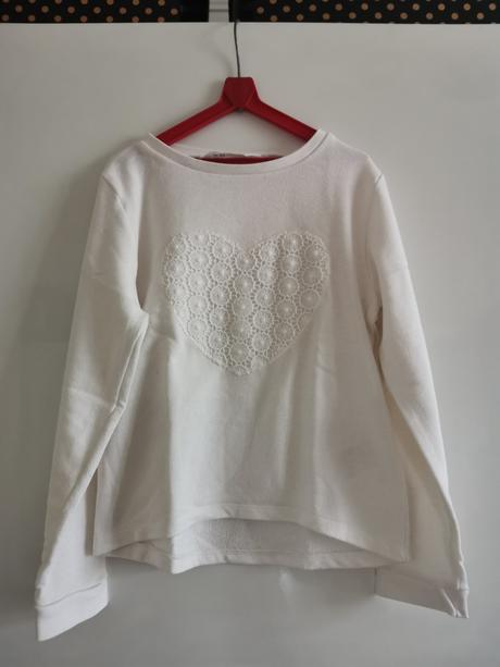 Svetr mikina dívčí svetřík vel. 122 / 128, h&m,122