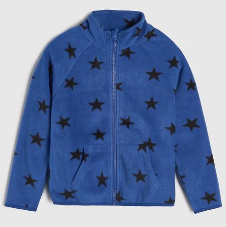 Fleecová hvězdičková mikina vel. 104, fox & bunny,104