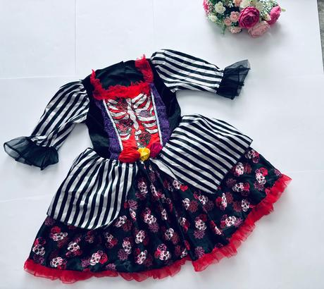 Ob/ šaty costlivá la catrina - v.5/6 let, 