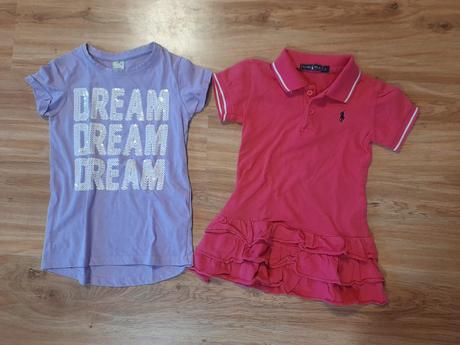 Delší trička, vel. 116, 116