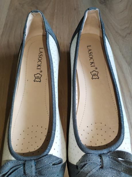 Lasocki kožené baleríny vel 39, lasocki,39