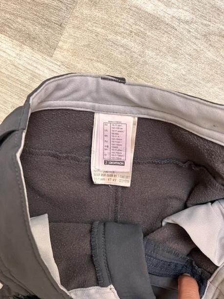Sportovní softshellové kalhoty 140/146, quechua,140