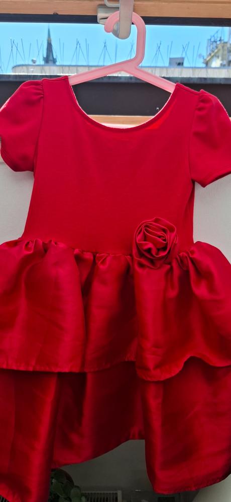 Šatičky červené, h&m,110