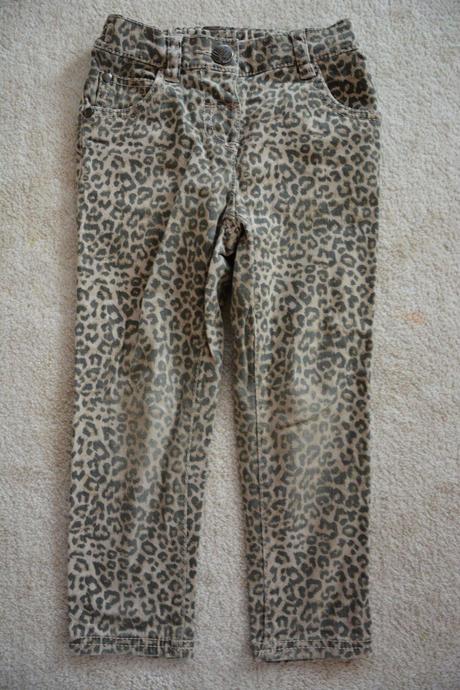 Tygrované leo kalhoty slimky - pro dvojčata, next,104